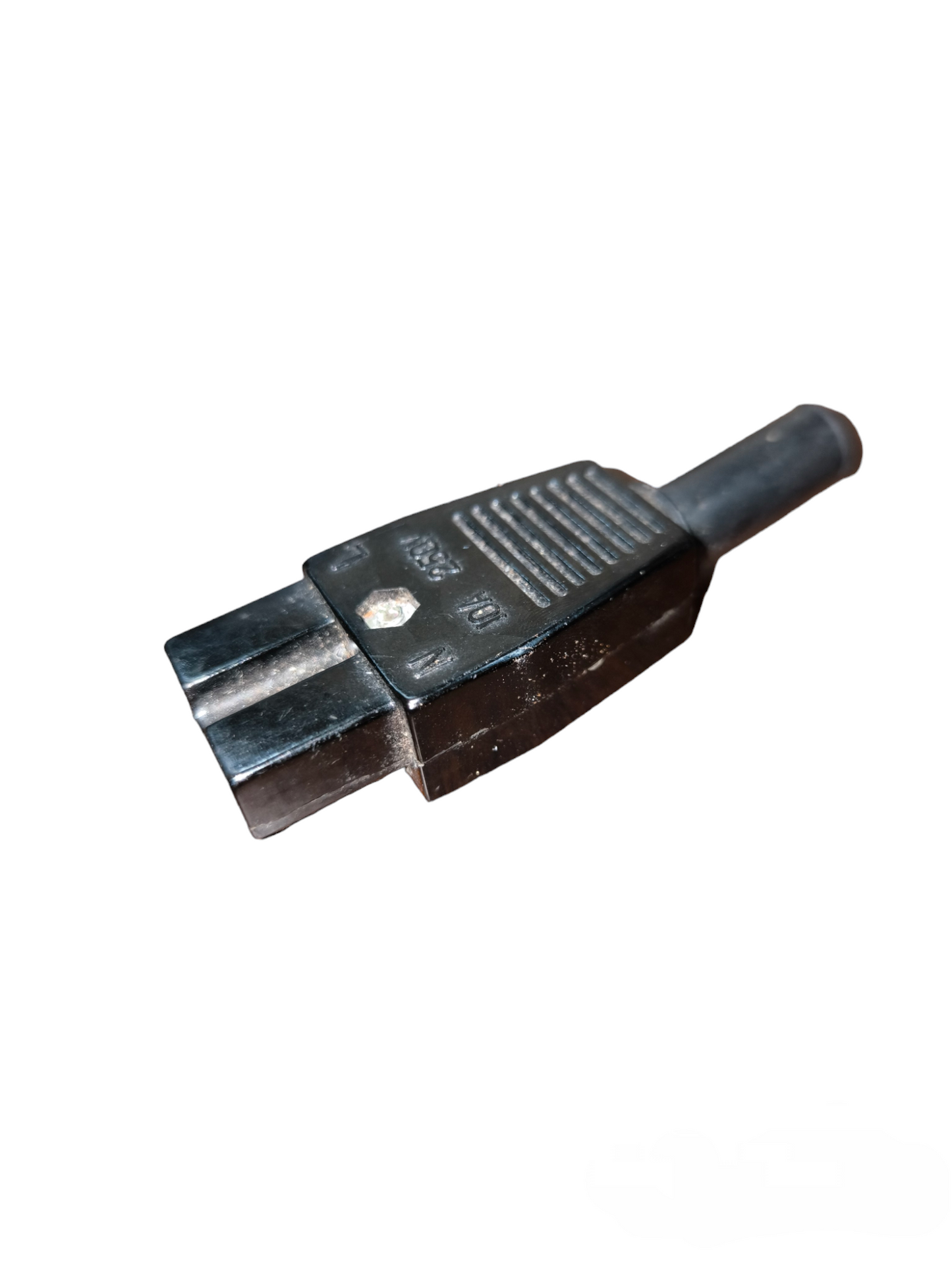 Electx Electrical Supply C14 Connector with Groove 10A 250V black electrical plug part