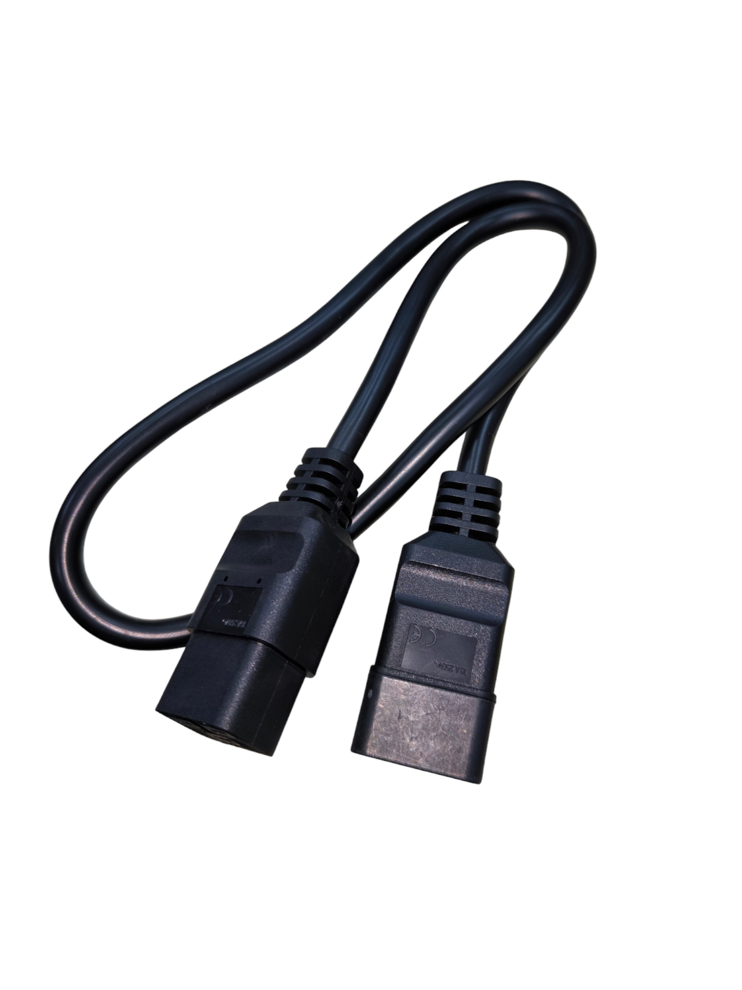 Black C19 Male to C20 Female Cord power adapter cable for electronic devices from China