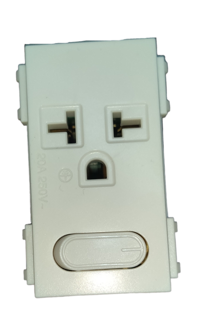 Omni Aircon Outlet Wide Series with Switch 20A 250V WWA-501/S