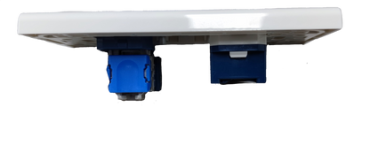 Panasonic LAN Outlet and Telephone Outlet with Plate,  Data Outlet CAT6 and Telephone Outlet with Plate Wide Series, Data and Voice with Plate WEG2164 / WEG24886 / WEG6802W-1