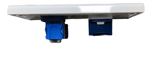Panasonic LAN Outlet and Telephone Outlet with Plate,  Data Outlet CAT6 and Telephone Outlet with Plate Wide Series, Data and Voice with Plate WEG2164 / WEG24886 / WEG6802W-1