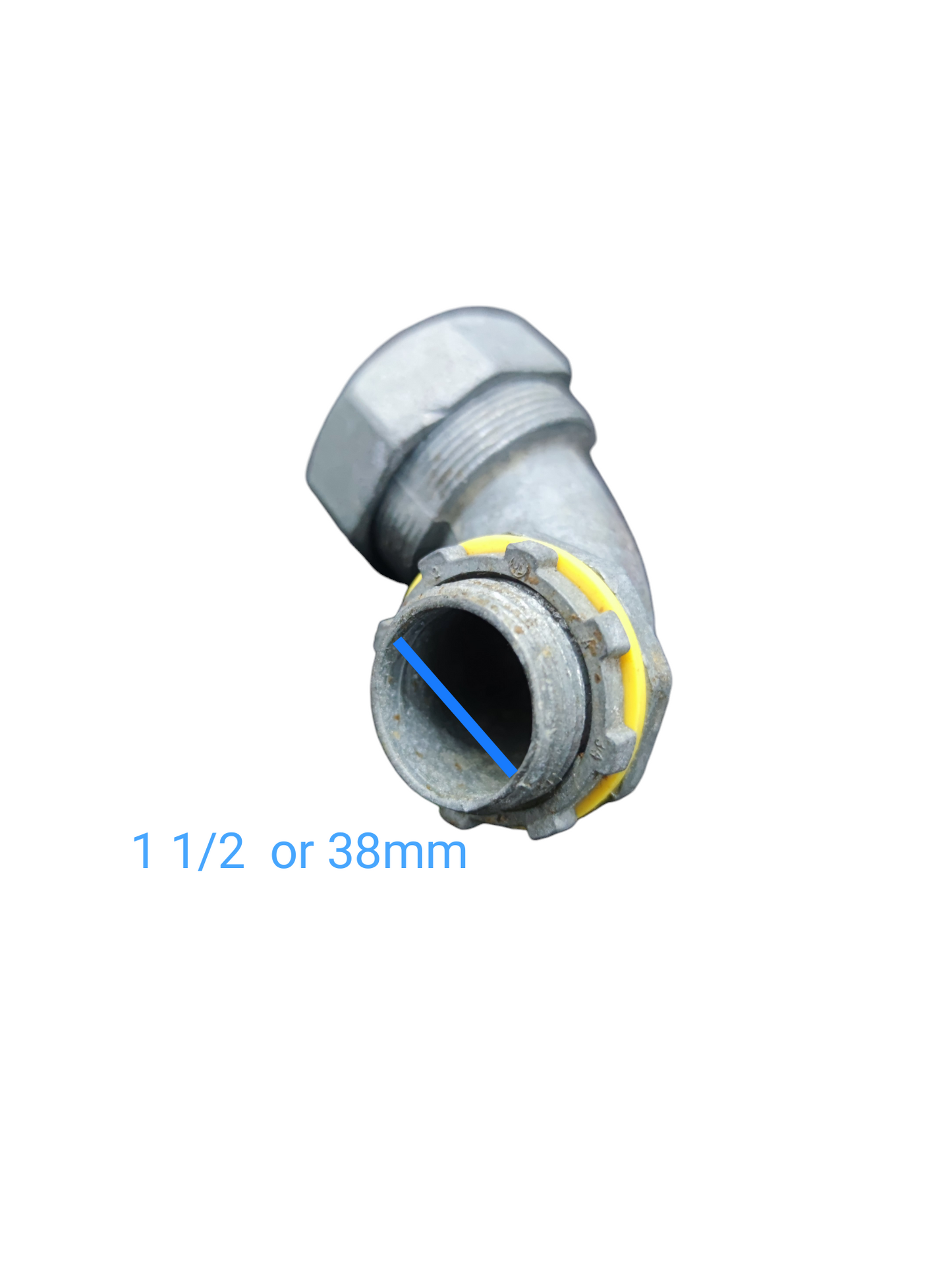 Liquid Tight Angle Connector, Liquid Tight Elbow Available in 1/2, 3/4, 1, 1 1/4, 1 1/2, 2, 2 1/2, 3" and 4"