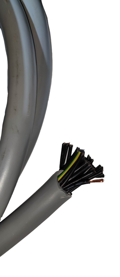 Helukabel Control Cable 1.5mm Un Shielded AWG 16 5G or 5 Cores in Different Lengths 300V AC / 500V AC Oil Resistant, Flame Retardant Acc DIn VDE 0482-332-1-2 IEC 60332-1-2, Class 5