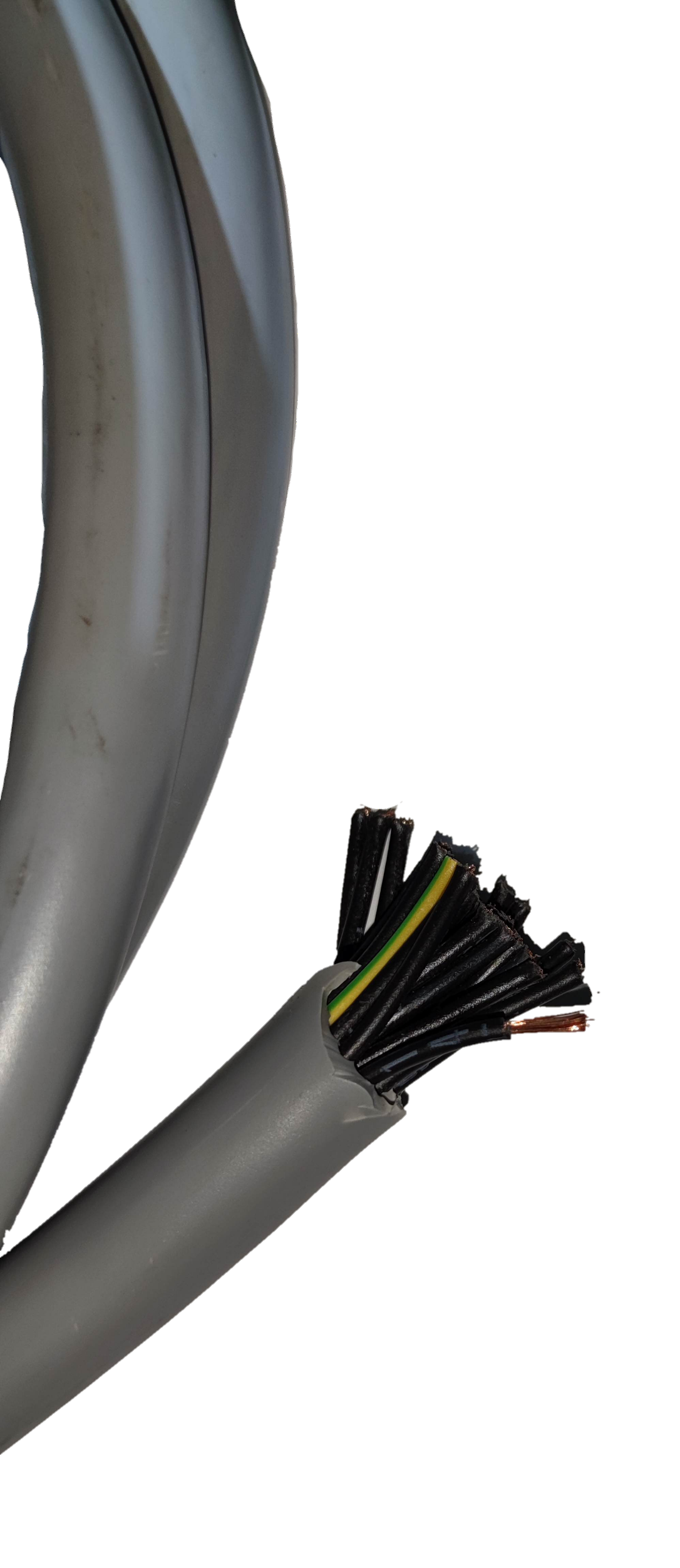 Helukabel Control Cable 1.5mm Un Shielded AWG 18 2 Cores in Different Lengths 300V AC / 500V AC Oil Resistant, Flame Retardant Acc DIn VDE 0482-332-1-2 IEC 60332-1-2, Class 5