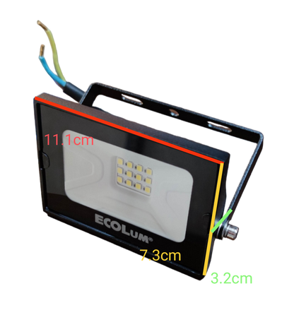 Ecolum 10W LED Flood Light 220V Daylight 6500K CFL3010DL