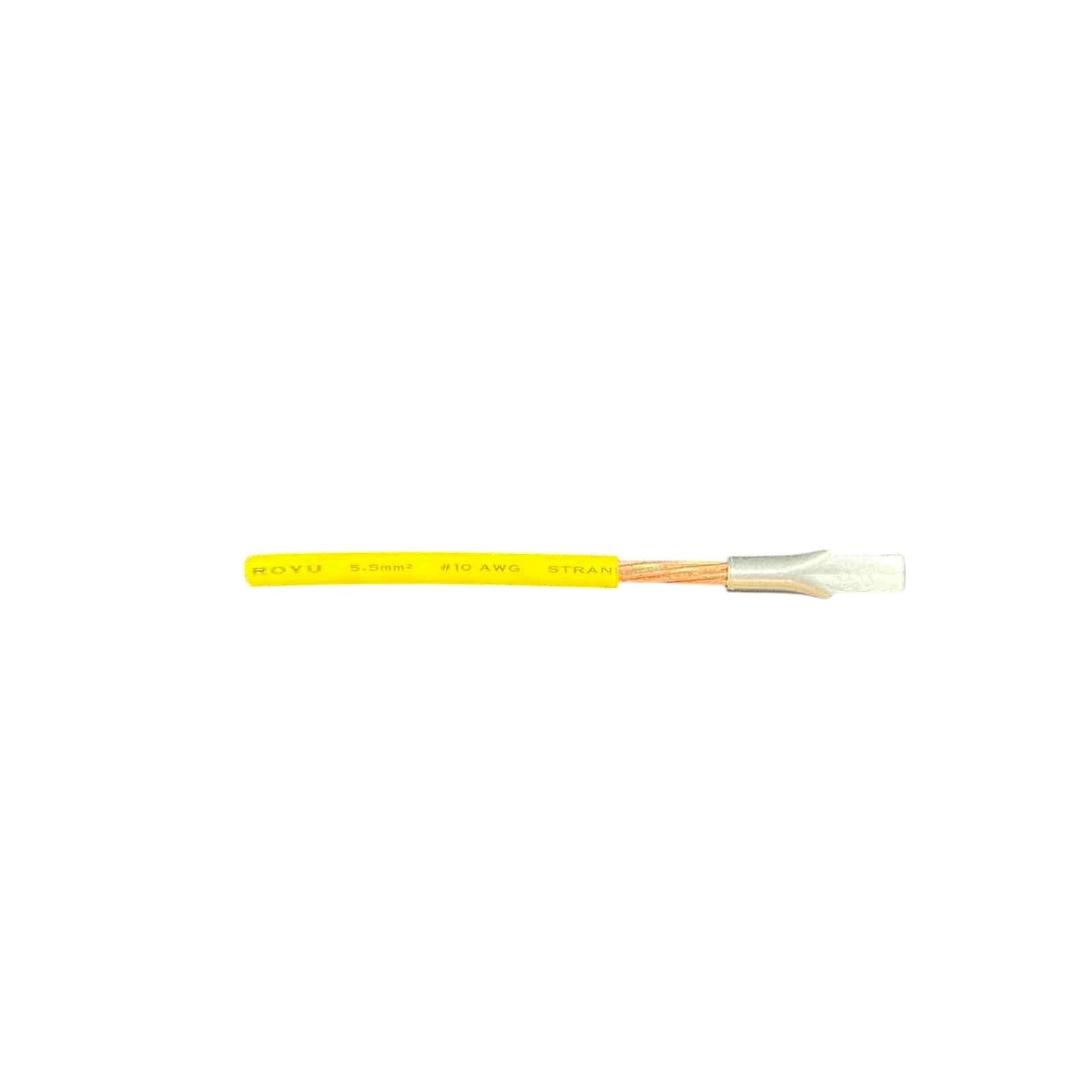 C45-4 Flat Head Terminal 2.0mm to 3.5mm yellow insulated wire cable from China