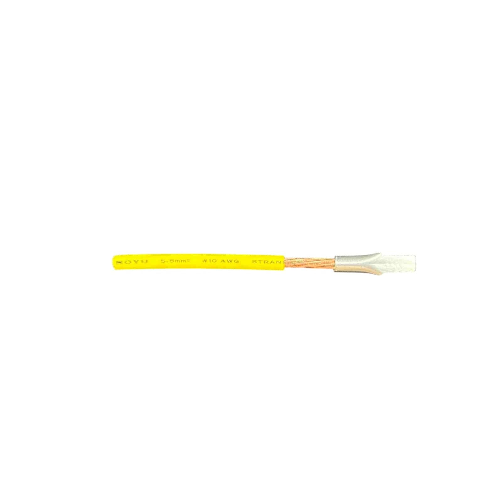 C45-4 Flat Head Terminal 2.0mm to 3.5mm yellow insulated wire cable from China