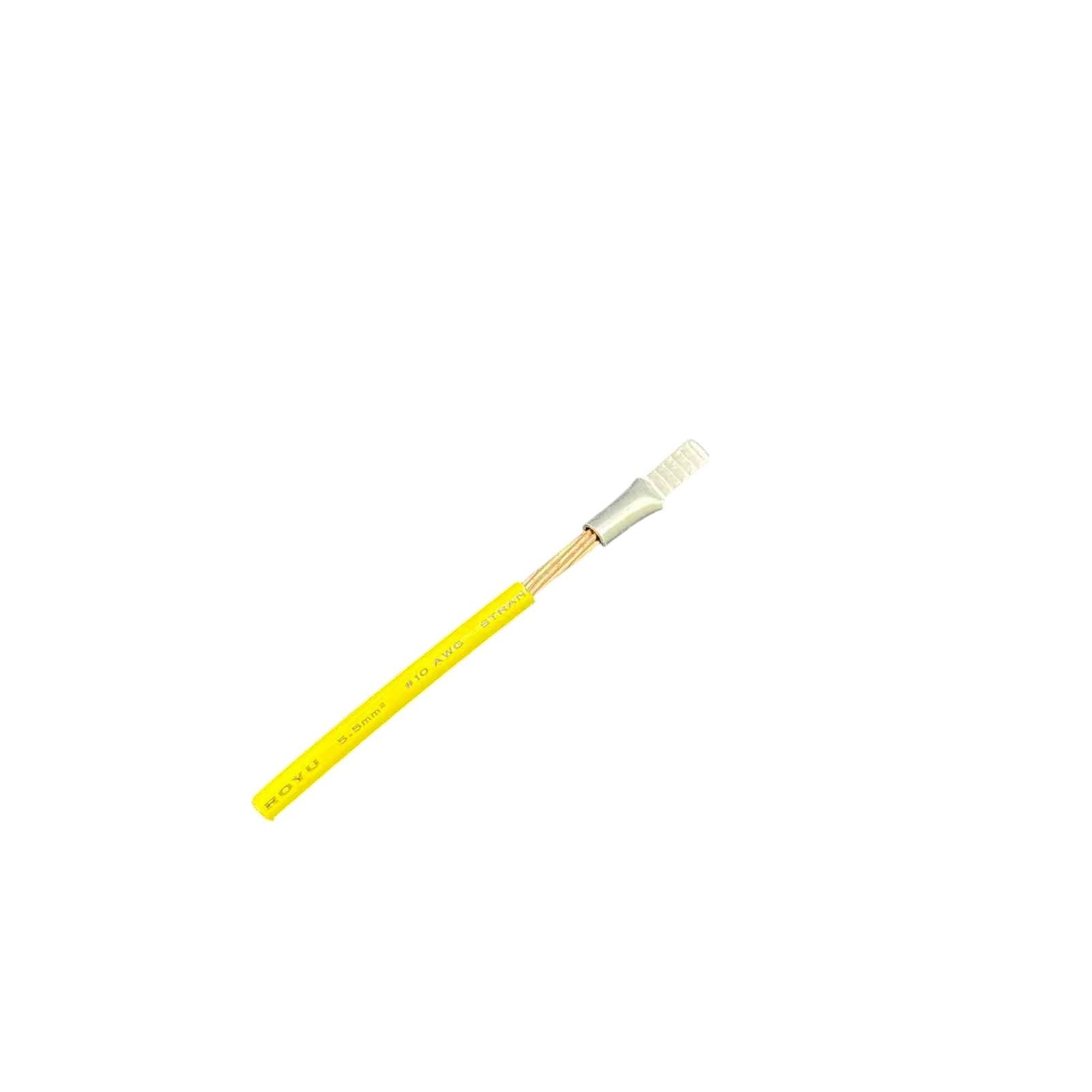 C45-4 Flat Head Terminal 2.0mm to 3.5mm yellow insulated wire connector from China