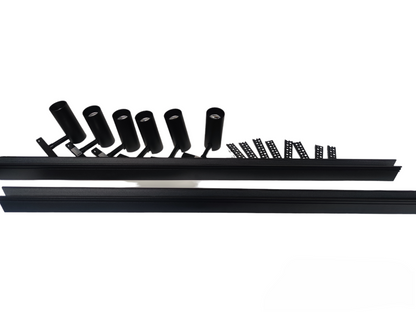 ILLUMIQ TERRA LED Magnetic Track Light 2 Meters 50mm with 6pcs 12W LED Spot Track Light Warm White 3000K 220V Series 20