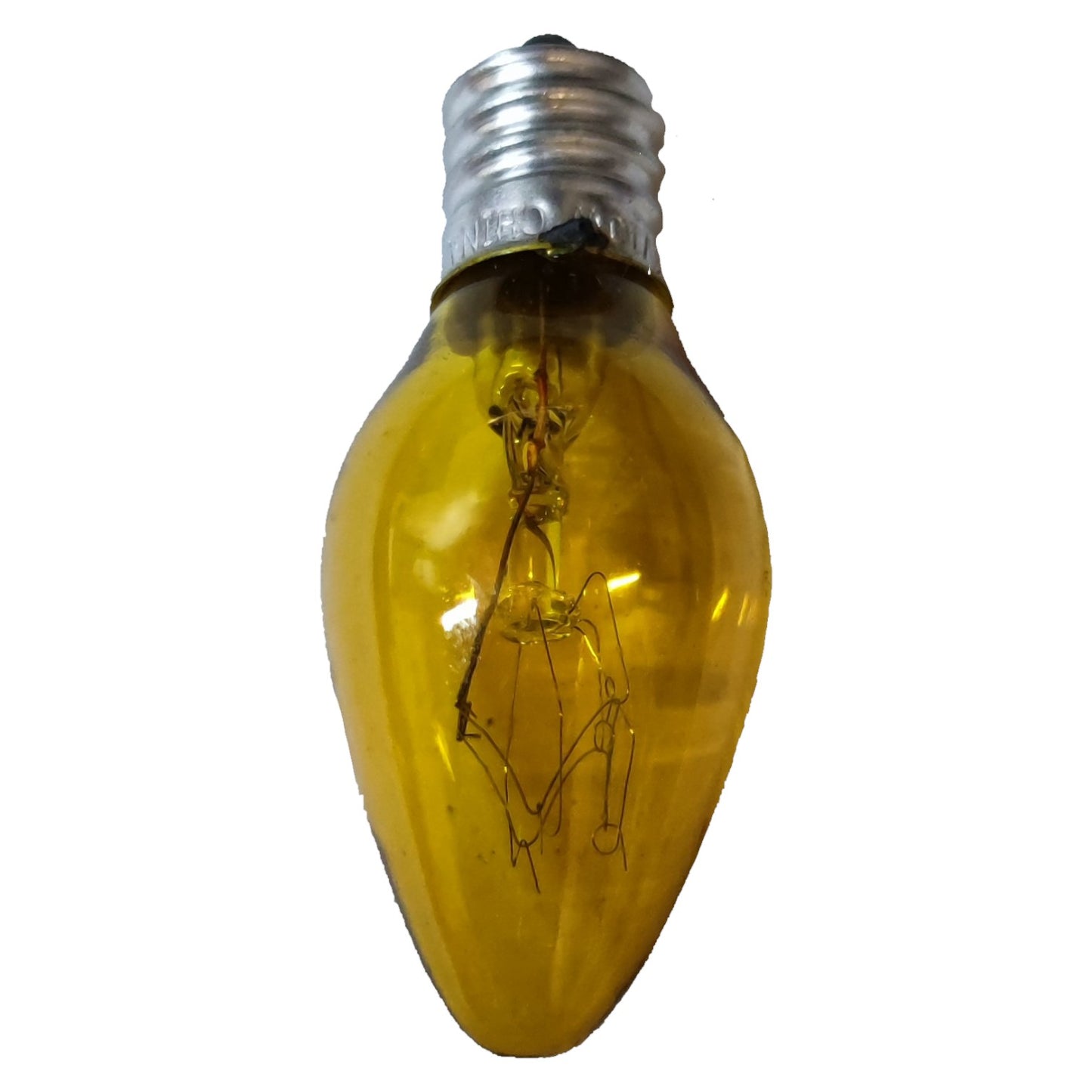 Pollux 5W Pilot Light E12 220V C7 1/2 Small Candle Shape Bulb Clear Tint Color Available in Clear, Green, Red, Blue and Yellow