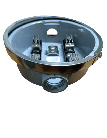 Cirtech Round Meter Base 1 Inch Hub Electrical Meter Base, KWH Meter base