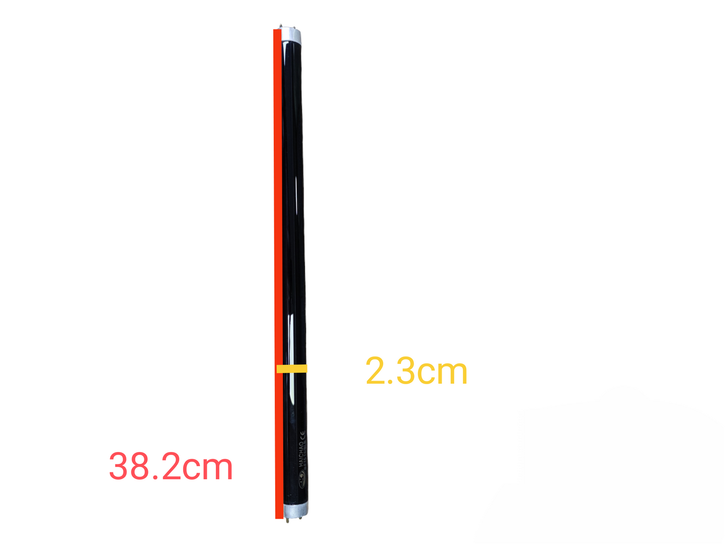 Hai Chao 15W T8 Fluorescent Tube Black Light Black, Ultra Violet Lamp