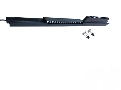 ILLUMIQ TERRA Magnetic Track Light 1 Meter 50mm with 2pcs 18W LED Foldable Grille Track Light 220V Warm White 3000K