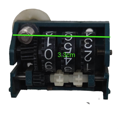 Counter Mechanical 3 Digits, Small Counter 3 Digits, Small Mechanical Counter