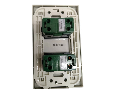 Panasonic 2 Gang 1 Way Switch 16A 250V with Plate Cover Metallic Gray WEG6802MH-1/2XWEG5001HK-5