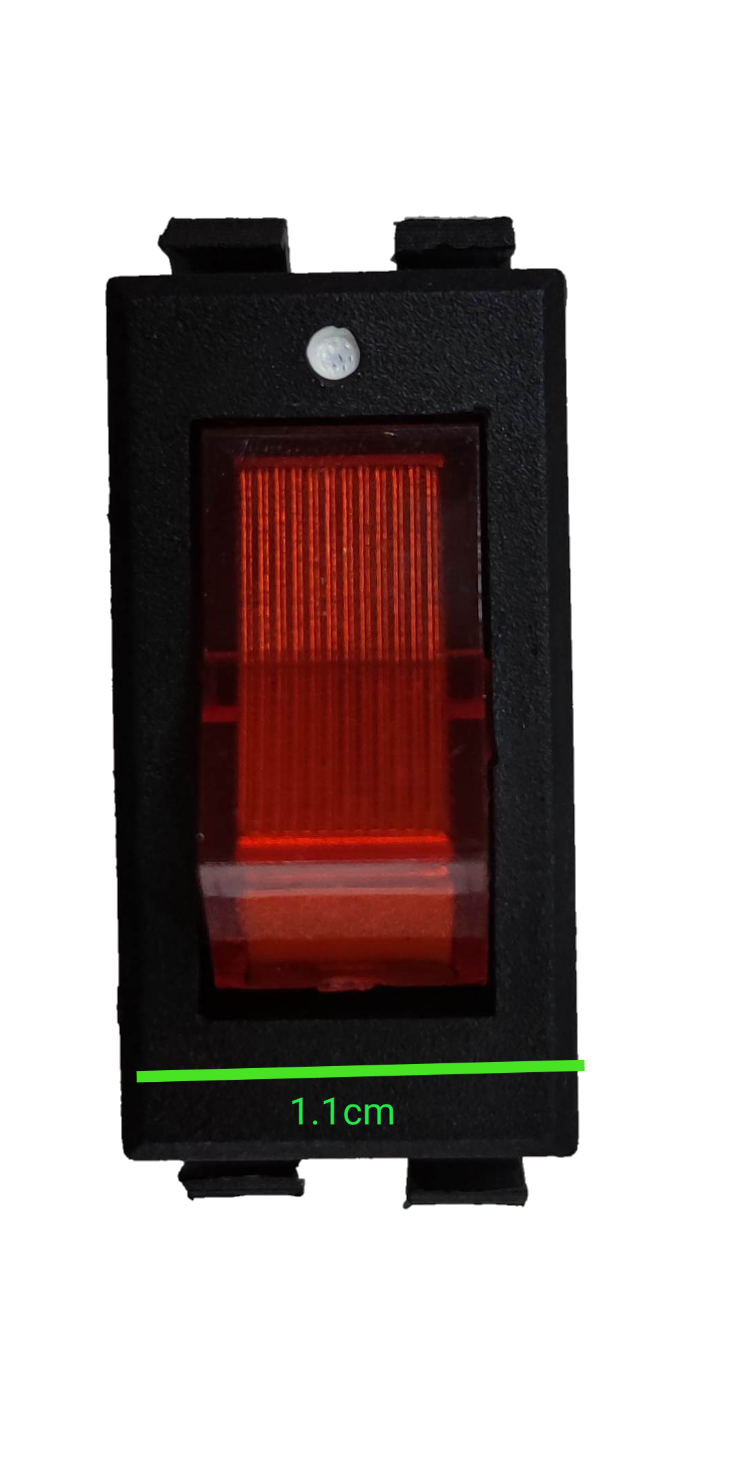 Rocker Switch 5A 125V Red Indicator SPST,