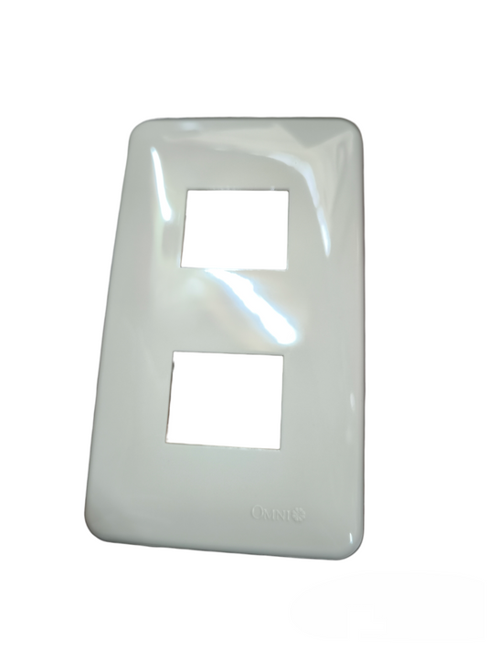 Omni 2 Gang Plate Cover Classic Series WEP-102