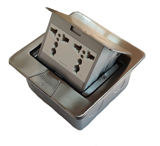 Omni Pop-Up Floor Mounted Outlet Universal Outlet 16A 220V WFM-003