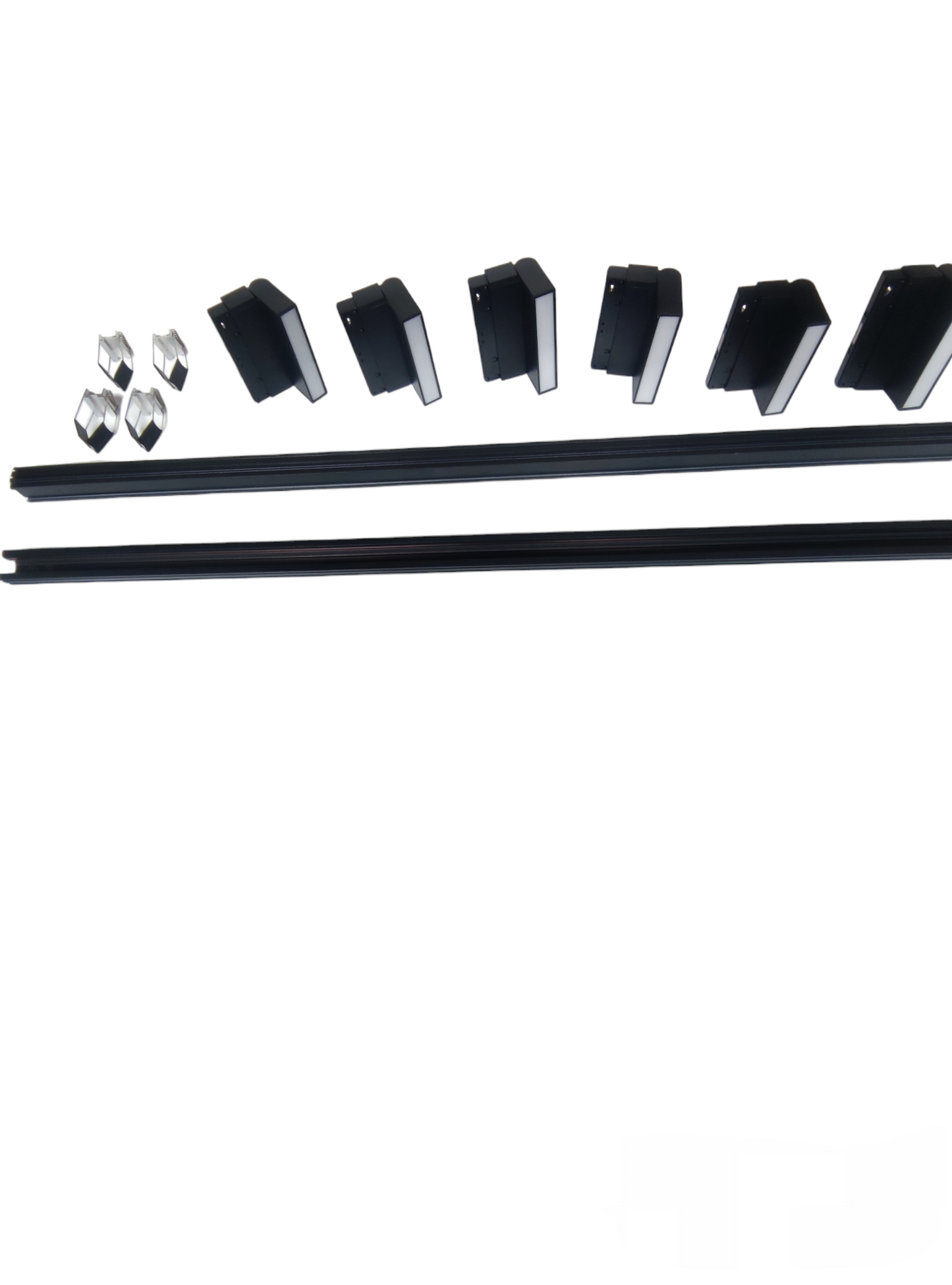 ILLUMIQ TERRA LED Magnetic Track Light 2 Meters 26mm with 6pcs LED Foldable Flood Track Light 220V Warm White 3000K