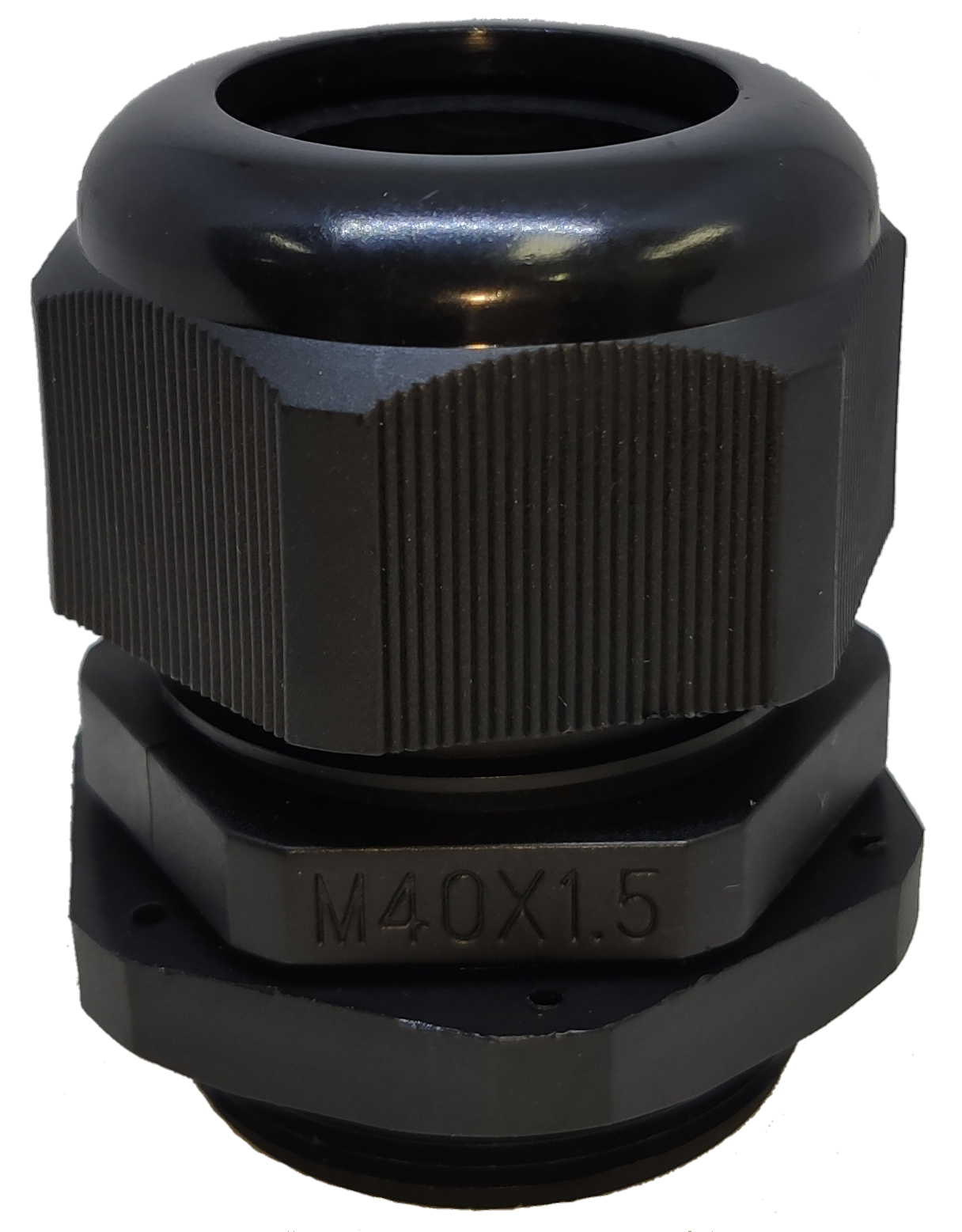 Grippes Cable Gland M40 22-28mm black durable plastic cable management connector