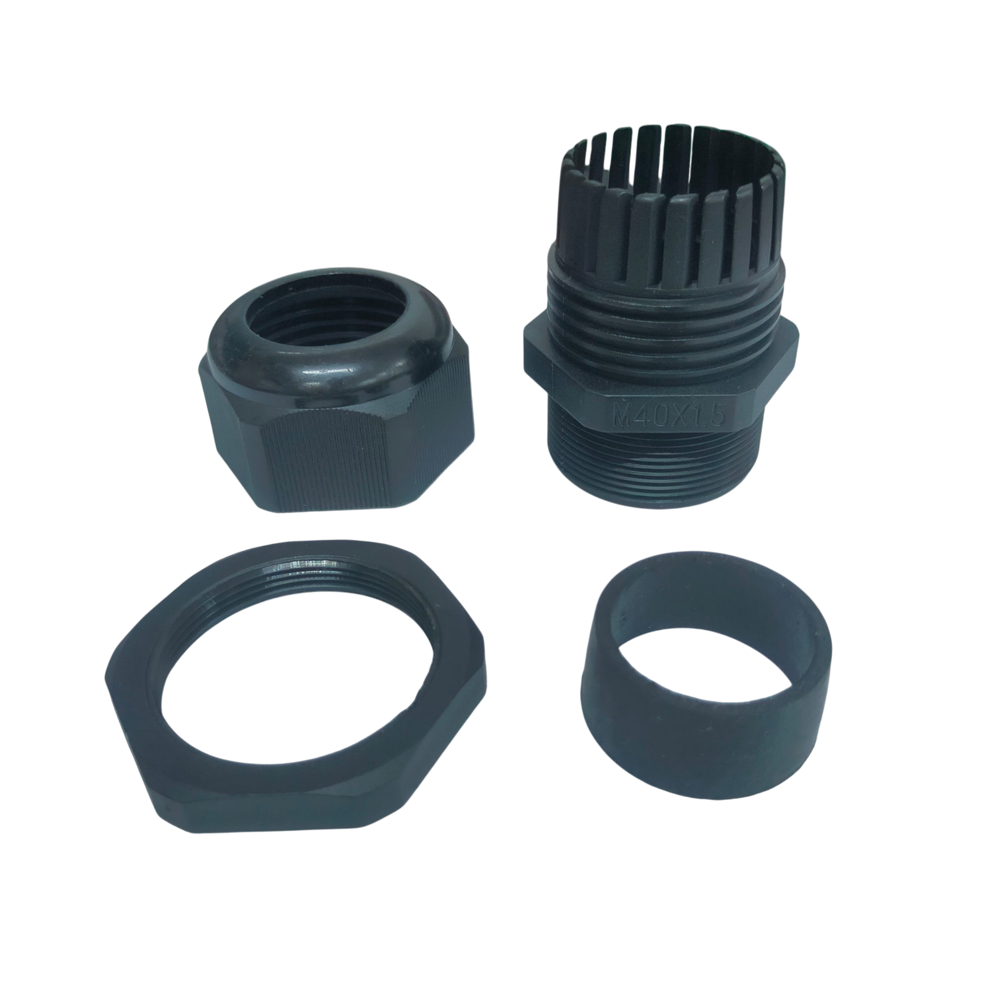 Grippes Cable Gland M40 22-28mm black cable management components set