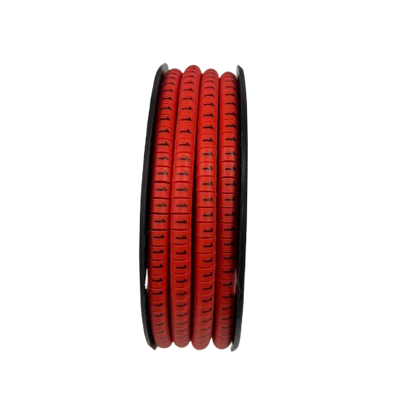 Cable Marker 1 - Red, flexible cable management solution for organizing and labeling wires