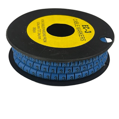 Grippes Cable Marker Blue - 3 for organizing and labeling cables in a professional setting