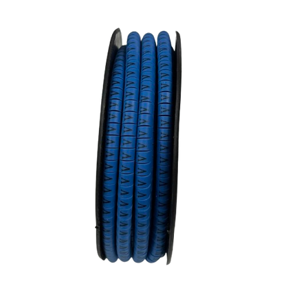 Grippes Cable Marker Blue - V for organized cable management and easy identification