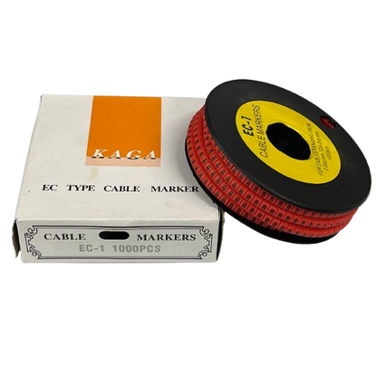 Grippes 1000pcs Cable Marker Red - 8 for organized cable management and labeling solutions