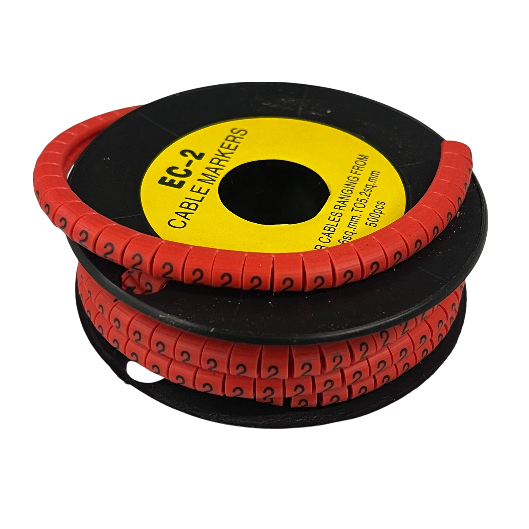 Grippes Cable Marker Red - 2 500pcs on a spool for organizing and identifying cables