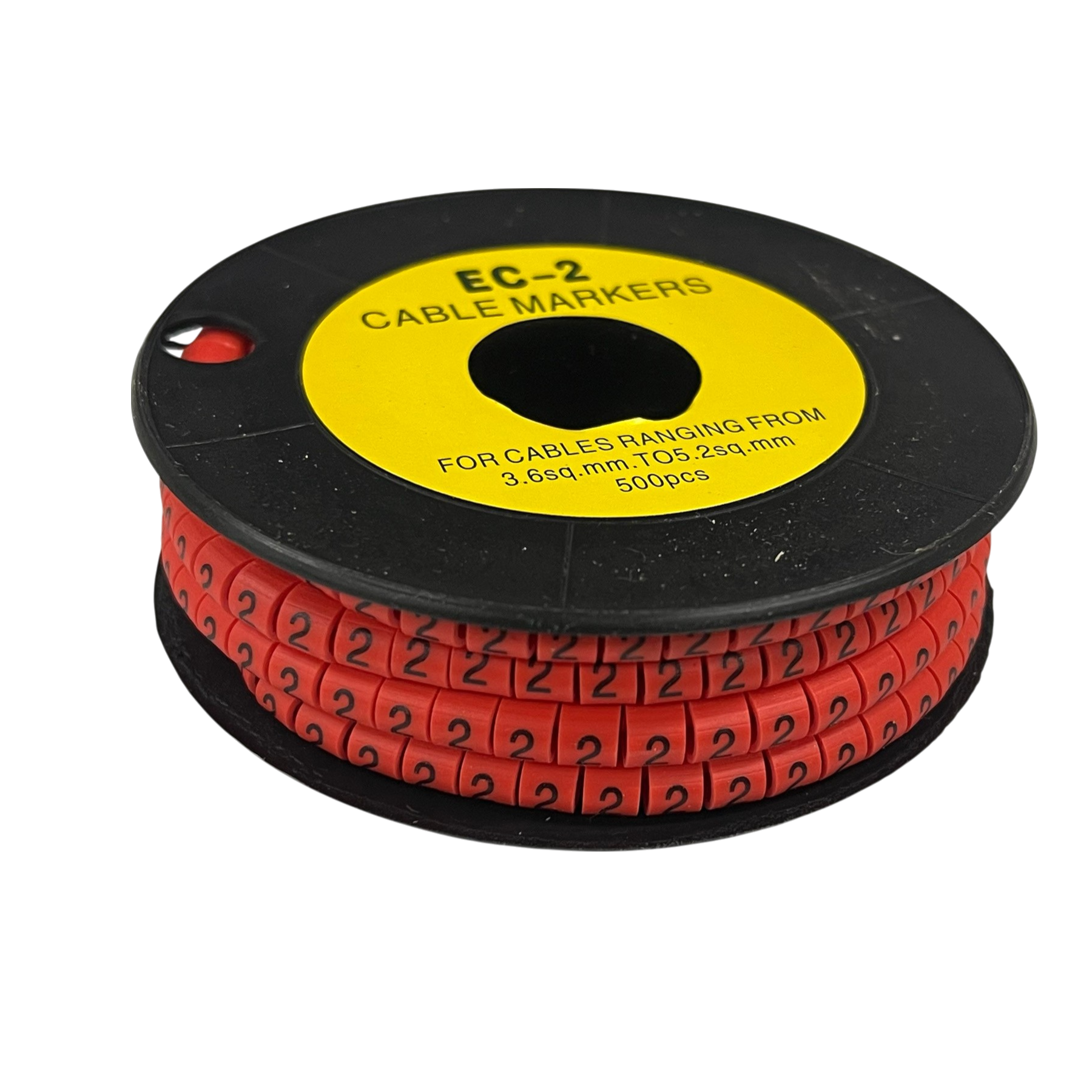 Grippes Cable Marker Red - 2 500pcs on a spool for effective cable organization and identification