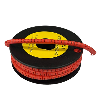 Grippes Cable Marker Red I - 1000pcs on a spool for effective cable management