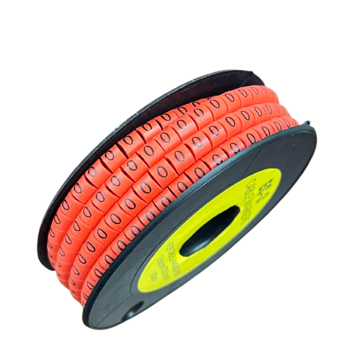 Grippes Cable Marker Red - O for organized cable management and clear labeling of wires