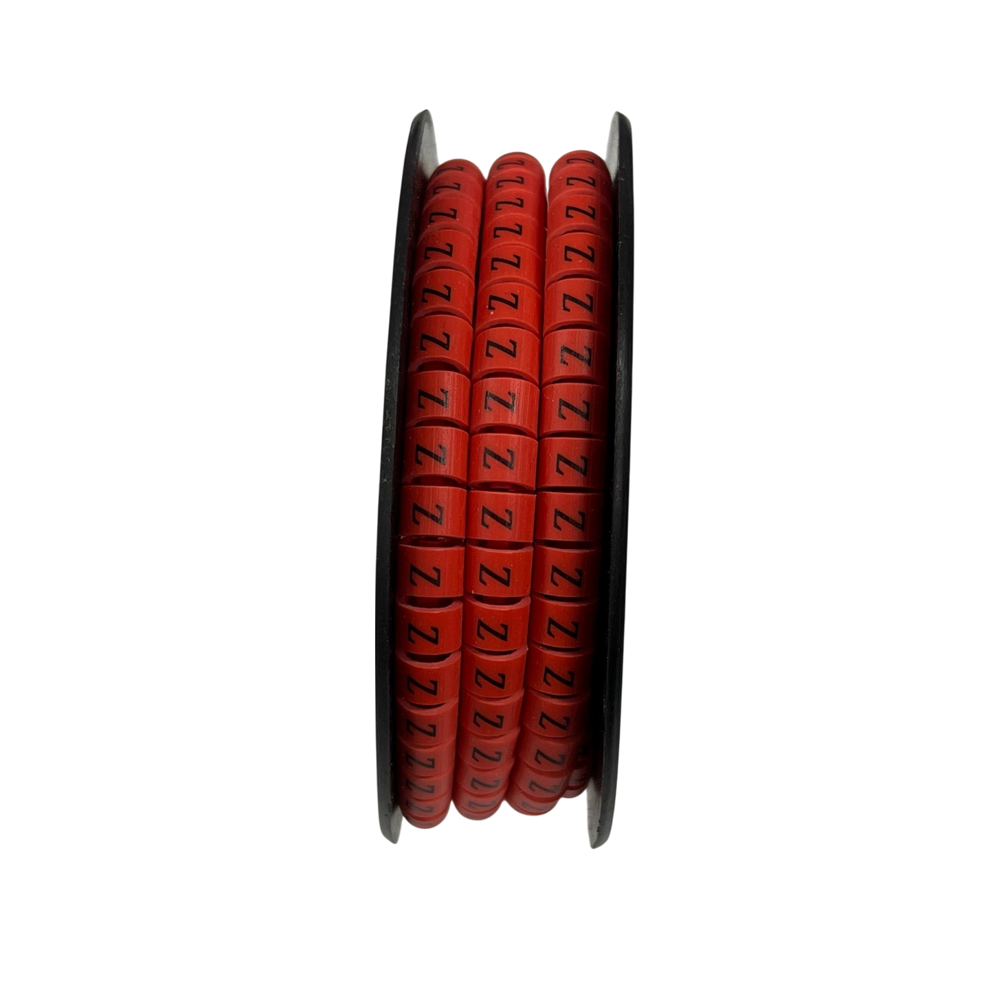 Grippes Cable Marker Red - Z on a spool, designed for organized cable management and identification