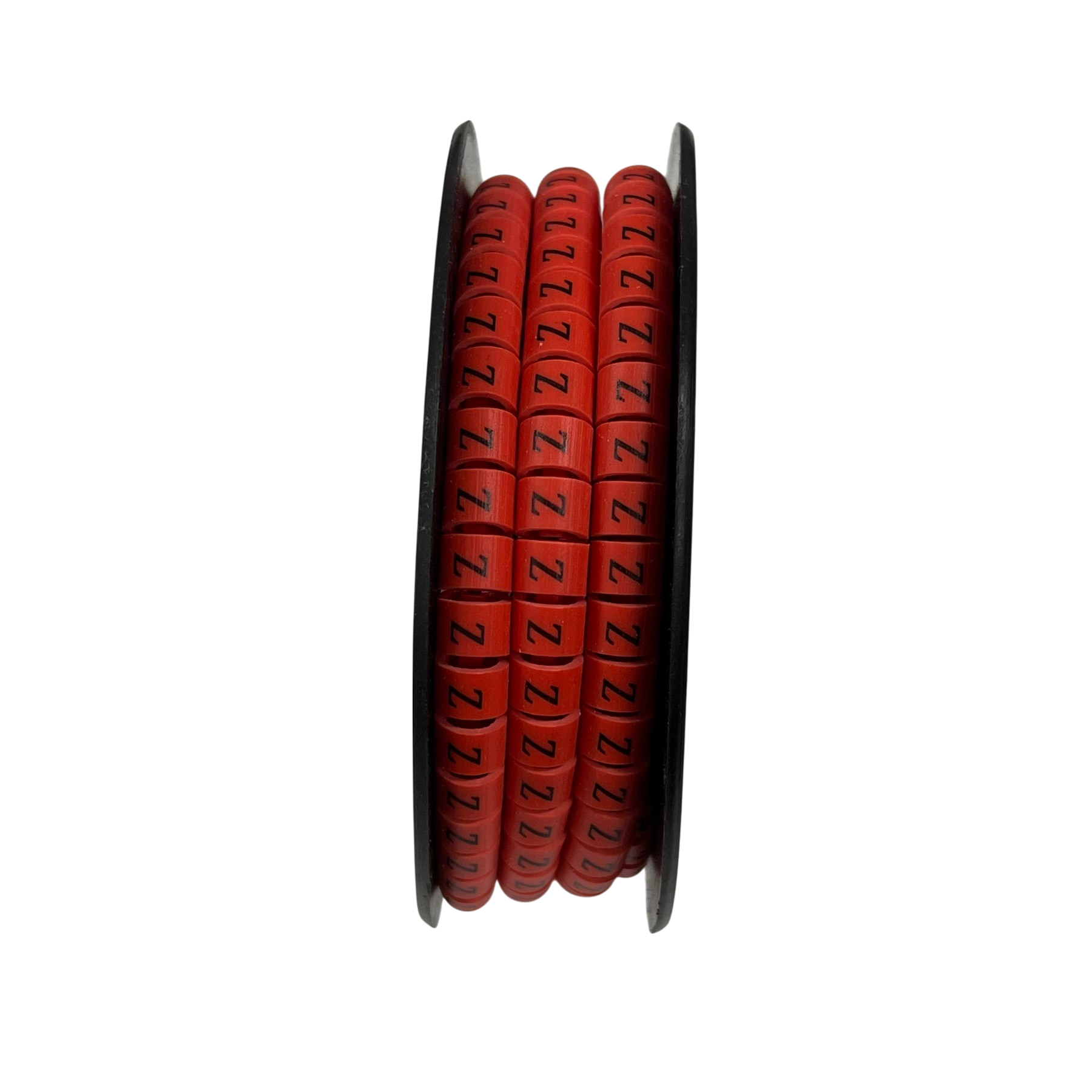 Grippes Cable Marker Red - Z on a spool, designed for organized cable management and identification