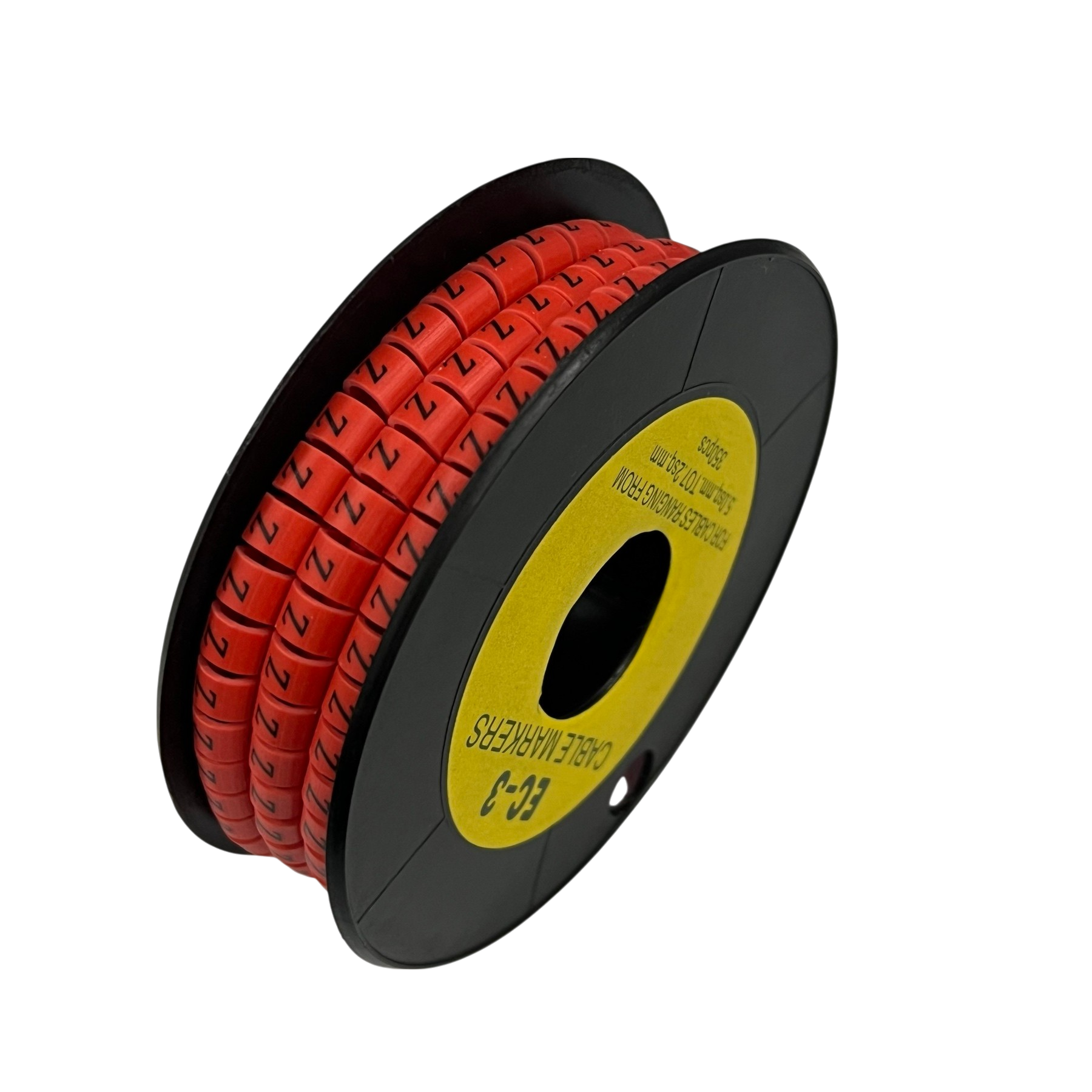 Grippes Cable Marker Red - Z on reel, ideal for organizing and labeling cables