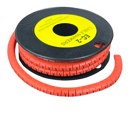 Grippes Cable Marker Y - Orange roll for effective cable management and organization