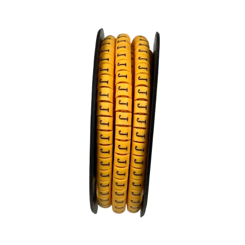 Grippes Cable Marker Yellow - J for effective cable organization and identification