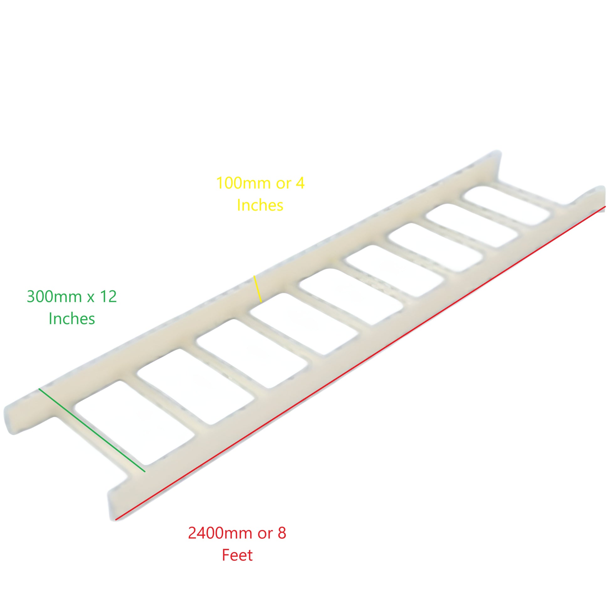 Royu cable tray 1.2mm gauge 18 size 12 inches white metal cable management tray