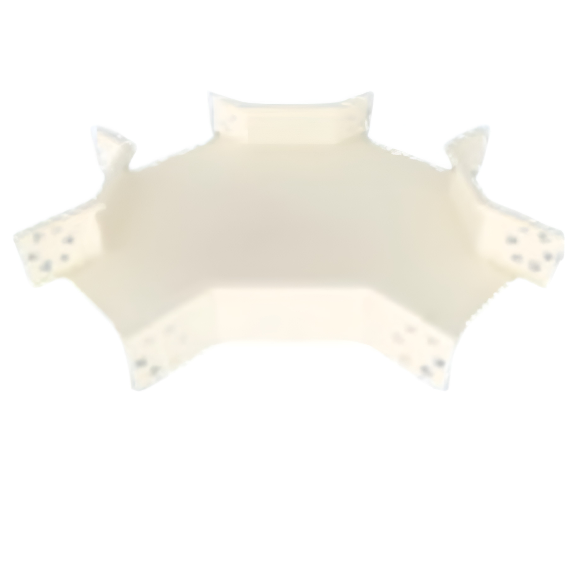 Royu Cable Tray Horizontal Cross 4 x 4 Inches white metal connector for cable management