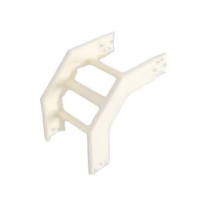 Royu white plastic Cable Tray Vertical Elbow 1.2mm Gauge with ladder rungs and predrilled mounting holes