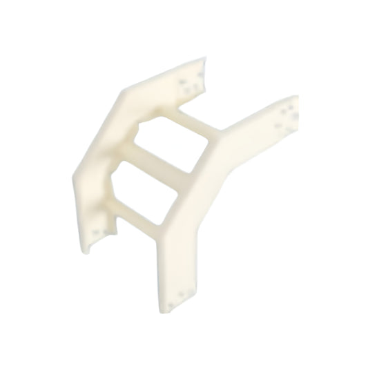 Royu white plastic Cable Tray Vertical Elbow 1.2mm Gauge with ladder rungs and predrilled mounting holes