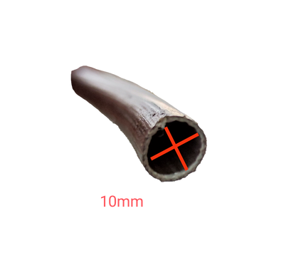 Close-up of Cambric Tubing 80cm Length with 10mm diameter for electrical circuitry and parts