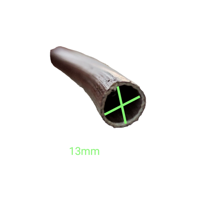 Close-up of Cambric Tubing 80cm Length with 13mm diameter for electrical circuitry and parts