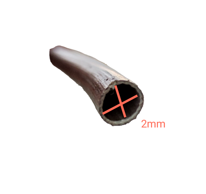 Close-up view of Cambric Tubing 80cm Length with 2mm diameter for electrical circuitry and parts