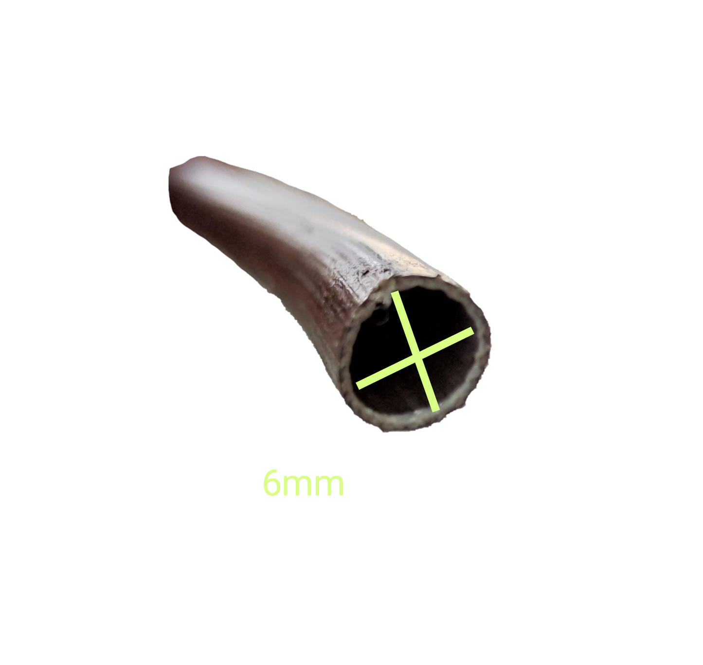 Close-up of Cambric Tubing 80cm Length with 6mm diameter for electrical circuitry and parts