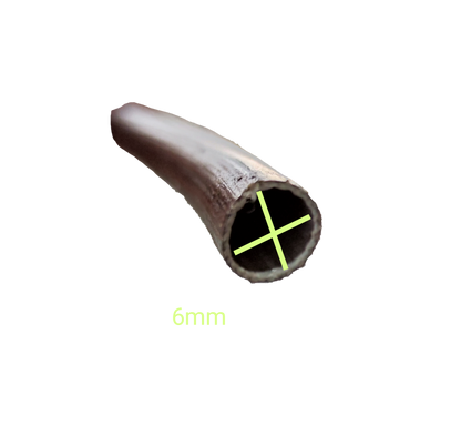 Close-up of Cambric Tubing 80cm Length with 6mm diameter for electrical circuitry and parts