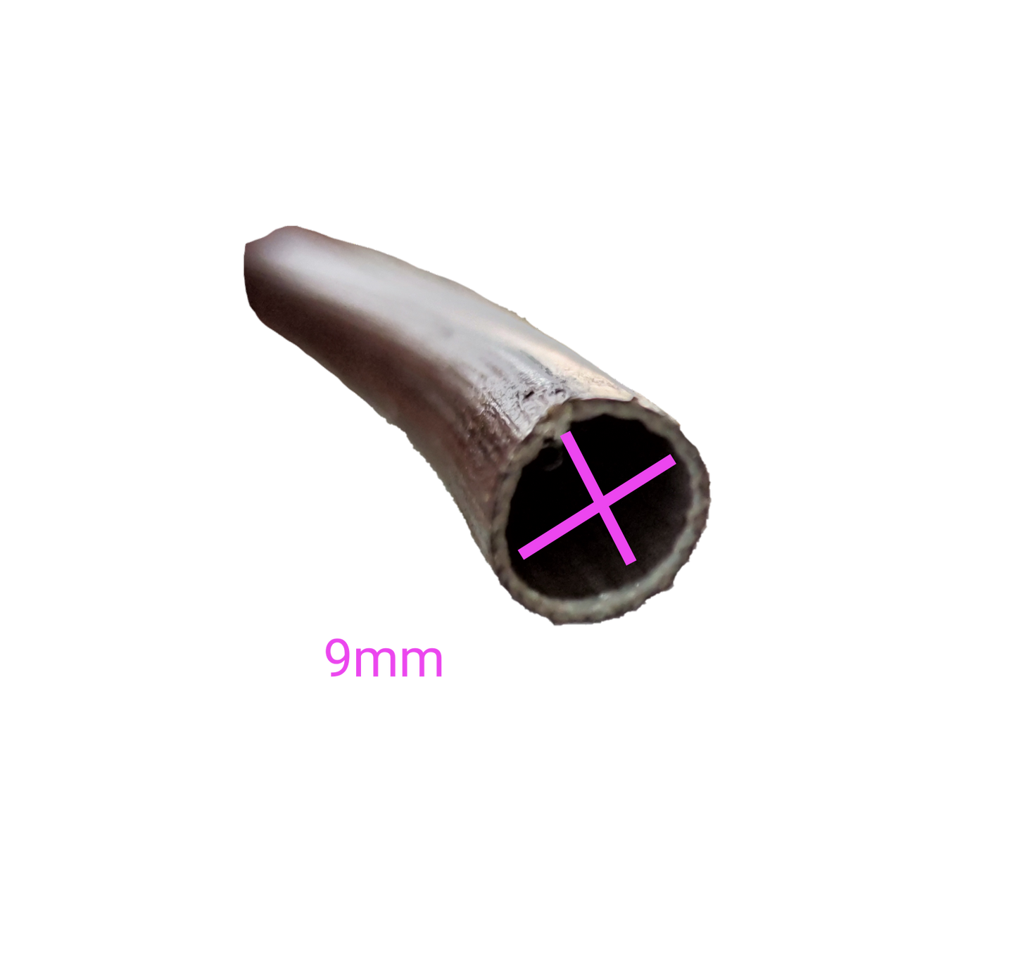 Close-up view of Cambric Tubing 80cm Length with 9mm diameter for electrical circuitry and parts