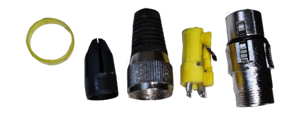 Canon Jack XLR Female studio equipment connectors and parts from China on black background