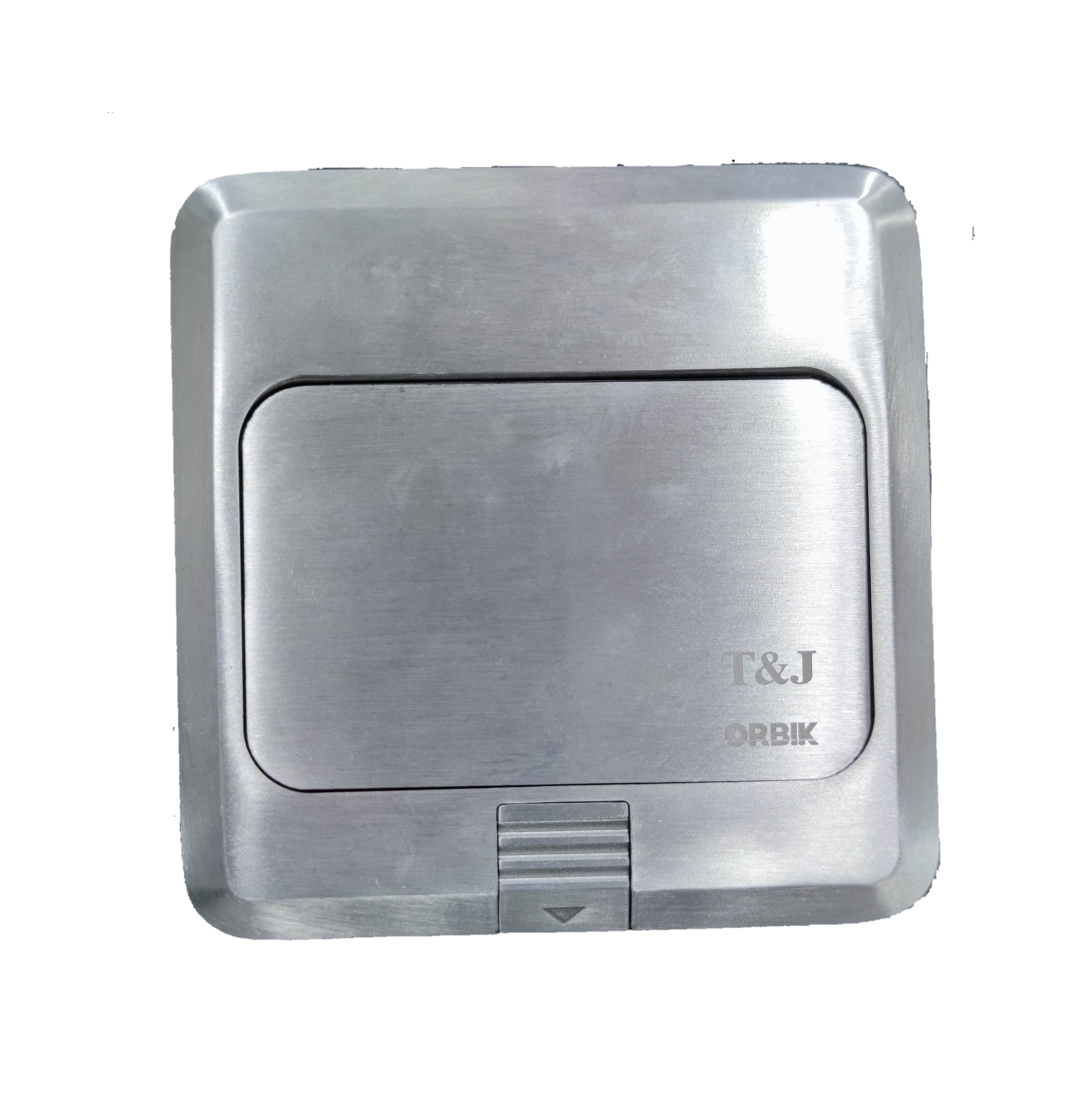 T&J CAT6 with Metal Utility Box power point and switch in stainless steel finish